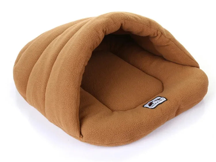 Cozy Slipper-Shaped Pet Bed