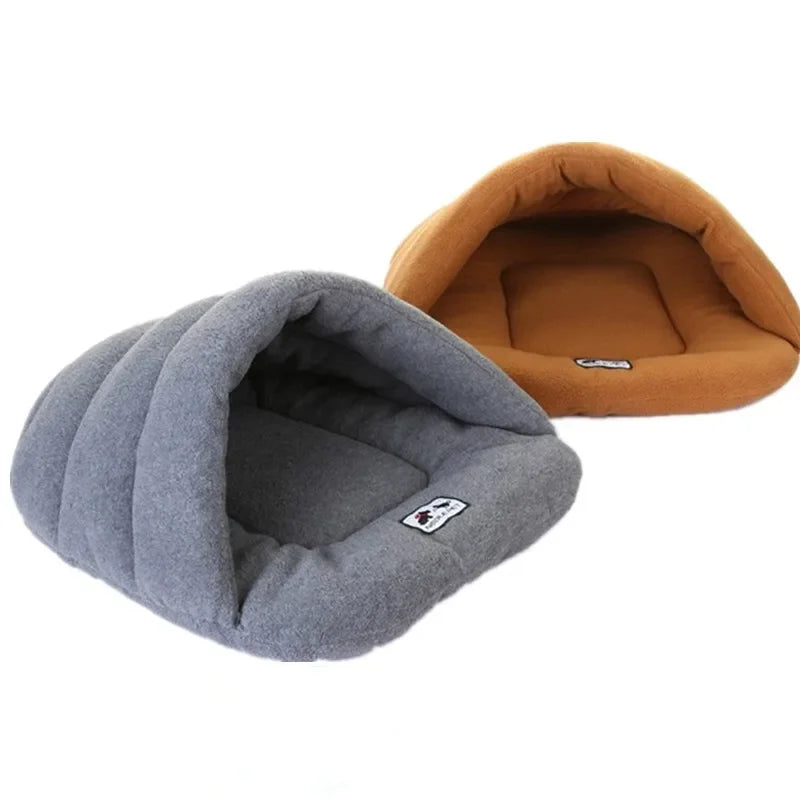 Cozy Slipper-Shaped Pet Bed